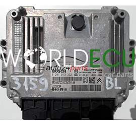 ECU ENGINE CONTROLLER CITROEN C4 1.6 HDI BOSCH 0281013332, 0 281 013 332, 9664257580, 96 642 575 80, 9653958980, EDC16C34, 1039S18944