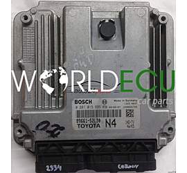 ECU ENGINE CONTROLLER TOYOTA YARIS 1.4 D4D 1ND-TV 89661-52L30 N4 8966152L30 BOSCH 0281015695, 0 281 015 695