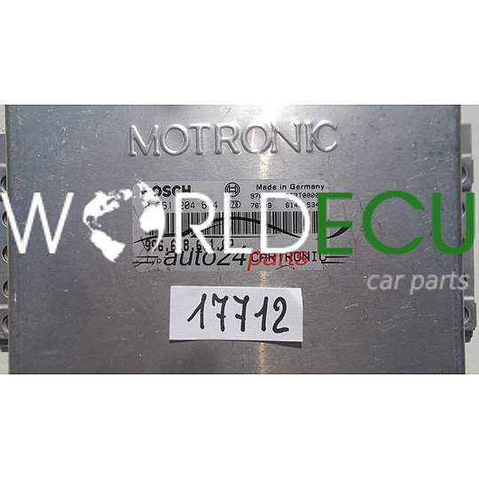 БЛОК УПРАВЛЕНИЯ ДВИГАТЕЛЕМ PORCHE BOXSTER 2.5 BOSCH 0 261 204 604, 0261204604, 996.618.601.02, 99661860102