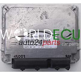 CENTRALINA MOTORE VW VOLKSWAGEN PASSAT 1.6 AHL 3B0907557D, 3B0 907 557 D SIEMENS 5WP4 367 01, 5WP436701
