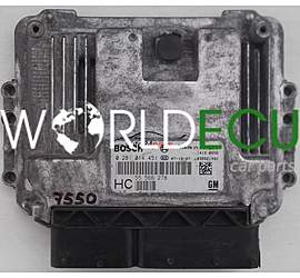 MOTORSTEUERGERÄT ECU STEUERGERAT OPEL ASTRA VECTRA 1.9 CDTI BOSCH 0 281 014 451, 0281014451, GM 55 566 278 HC, 55566278HC, 55566278, 1039S21482