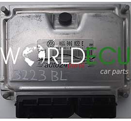 CENTRALINA MOTORE VW VOLKSWAGEN CADDY TOURAN 2.0 06G906022E, 06G 906 022 E, 06G906022A, 06G 906 022 A, BOSCH 0 261 201 137, 0261201137, BENZIN ME7.1.1 2809 1039S28337