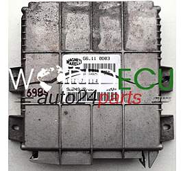 ECU ENGINE CONTROLLER CITROEN AX 1.1 9624999780, G6.11 0D03, G6110D03, 16227.114, 16227114