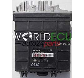 ECU ENGINE CONTROLLER VW VOLKSWAGEN GOLF VENTO 1.8 BOSCH 0 261 200 784, 0261200784, 1H0 907 311 H, 1H0907311H