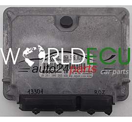 CENTRALINA MOTORE VOLKSWAGEN BORA GOLF BOSCH 0 261 206 265, 0261206265, 06A 906 018 FP, 06A906018FP, 26SA6044