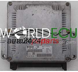 ECU ENGINE CONTROLLER CITROEN PEUGEOT 2.0 HDI BOSCH 0 281 010 138, 0281010138, 96 362 554 80, 9636255480, EDC15C2 20