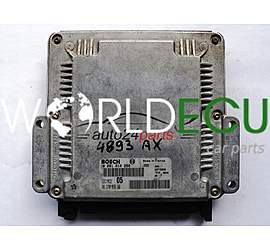  БЛО0К УПРАВЛЕНИЯ ДВИГАТЕЛЕМ  PEUGEOT 206 2.0 HDI BOSCH 0281010250, 0 281 010 250, 9637089980, 96 370 899 80, EDC15C2 05, 28FM0167