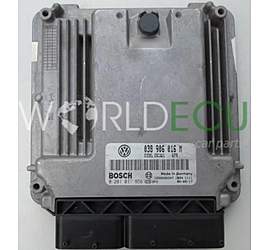 CENTRALINA MOTORE VW VOLKSWAGEN T5 1.9 TDI BOSCH 0 281 011 856, 0281011856, 038 906 016 M, 038906016M