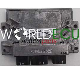 CALCULATEUR MOTEUR RENAULT CLIO SIEMENS S120201105 A, S120201105A, 8200417597, 8200400246