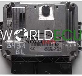 ECU ENGINE CONTROLLER KIA CEED 1.6 CRDI BOSCH 0281015438, 0 281 015 438, 39103-2A716, 391032A716, C0EHCT2EI08U, 1039S26538