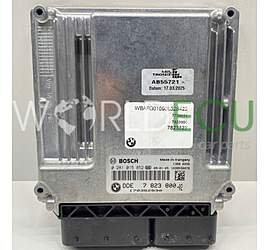 CENTRALINA DO MOTORE BMW X6 E71 3.5 DIESEL BOSCH 0281015852, 0 281 015 852, DDE 7823800 -02, 7 823 800 -02, 1039S30078