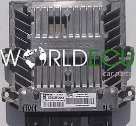 CENTRALINA MOTORE CITROEN PEUGEOT SIEMENS 5WS40155C-T, 5WS40155CT, SW 9657662380, HW 9647423380, SID 801A