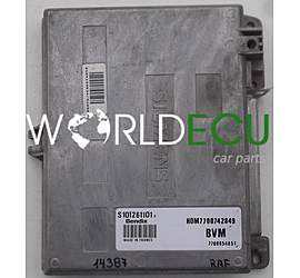 CALCULATEUR MOTEUR RENAULT MEGANE SIEMENS S101261101 D, S101261101D, 7700742849, 7700854851