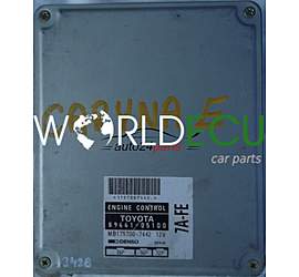 ECU ENGINE CONTROLLER TOYOTA CARINA 1.8 7A-FE 89661-05100 8966105100 MB175700-7442 MB1757007442