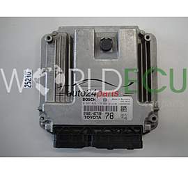 Centralina motore TOYOTA BOSCH 0 281 019 178, 0281019178, 89661-0Z780, 896610Z780