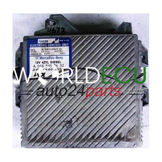 ECU ENGINE CONTROLLER MERCEDES W202 W210 C220 2.2 DIESEL LUCAS R04010009D, R 04010009 D, R04010009B, R 04010009 B, 80553B, ED0012 80553D, A0165457632, 0165457632, A 016 545 76 32