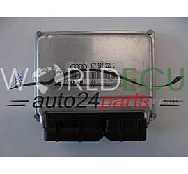 Engine control unit - ECU controllers AUDI 0261207134 4Z7907551E ME7.1