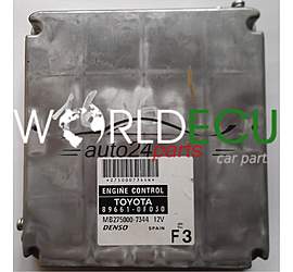 ECU ENGINE CONTROLLER TOYOTA VERSO 1.8 89661-0F030, 896610F030, MB275000-7344, MB2750007344, MB 2750007344