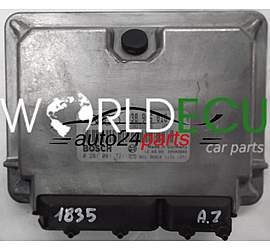 ECU ENGINE CONTROLLER AUDI A4 1.9 TDI AFN 038906018S, 038 906 018 S, BOSCH 0281001721, 0 281 001 721 MOTORSTEUERUNG 1621 28SA3502