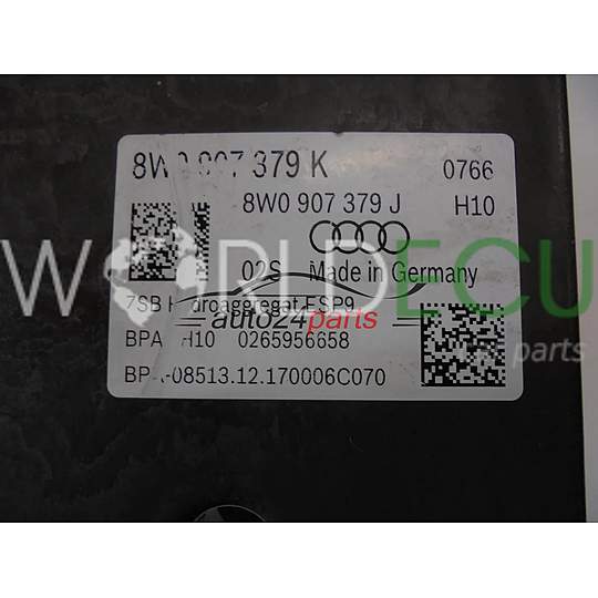 BOMBA DE ABS AUDI 0265257378 8W0614517N 8W0907379K 0265956658