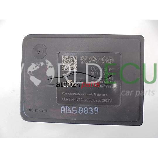 ABS PUMPE BLOCK HYDRAULIKPUMPE STEUERGERÄT OPEL CORSA F 9846124480 10.0917-3950.3 10091739503