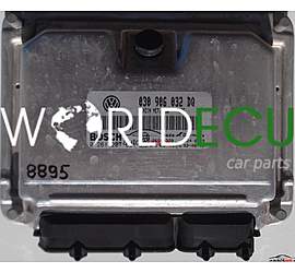 CENTRALINA MOTORE VW VOLKSWAGEN LUPO 1.4, BOSCH 0 261 207 681, 0261207681, 030 906 032 DQ, 030906032DQ, ME7.5.10