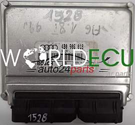 ECU ENGINE CONTROLLER AUDI A6 1.8T 4B0906018, 4B0 906 018, BOSCH 0261206042, 0261 206 042