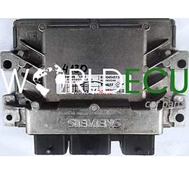 ECU CENTRALITA DE MOTOR RENAULT KANGOO 1.2 SIM32 S120201212D, S120201212 D, 8200454513, 8200400246