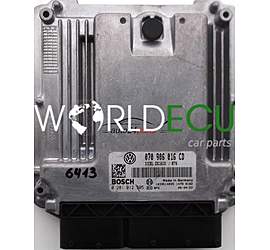 CENTRALINA MOTORE VW VOLKSWAGEN T5 2.5 TDI BOSCH 0281 012 905, 0281012905, 070 906 016 CD, 070906016CD, 1039S14835, DIESEL EDC16U31 8776