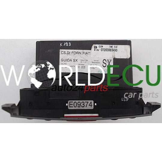 HEATING AND AIR CONDITIONING CONTROL PANEL SWITCH CLIMATRONIC FIAT ALFA ROMEO 147 07353063490 / FTC52492078