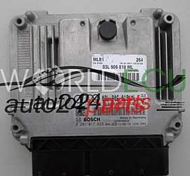 Centralina motore AUDI Q5 2.0 TDI BOSCH 0 281 017 833, 0281017833, 03L 906 018 ML, 03L906018ML, EDC17C46 - PLUG&PLAY