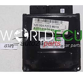 ECU ENGINE CONTROLLER MERCEDES W212 SIEMENS VDO 5WK90742 (02), A 271 900 35 00, A2719003500, A 271 901 01 00, A2719010100