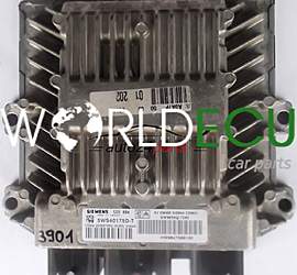 БЛОК УПРАВЛЕНИЯ ДВИГАТЕЛЕМ PEUGEOT 1007 1.4 HDI SIEMENS SID 804 5WS40175D-T SW9659317280 SW 9659317280 HW9647568180 HW 9647468180