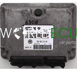 CENTRALINA MOTORE VW VOLKSWAGEN LUPO 1.4 036906014AM, 036 906 014 AM, 61600.493.01 6160049301 IAW4CV.V6, IAW4CVV6