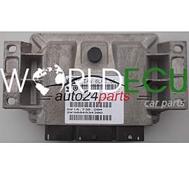 ECU ENGINE CONTROLLER CITROEN C4 1.4 16V MAGNETI MARELLI IAW 6LP2.05, IAW6LP205, HW 16.631.064, 16631064, 9664339980, SW 16.735.084, 16735084, 9664934380