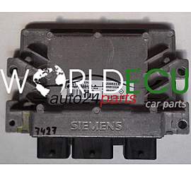 CALCULATEUR MOTEUR RENAULT CLIO 1.2 S120200105 A, 8200522357, SIM 32