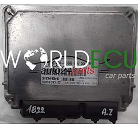 ECU ENGINE CONTROLLER AUDI A4 1.6 AHL 3B0907557B, 3B0 907 557 B, SIEMENS 5WP4333 02, 5WP4 333 02