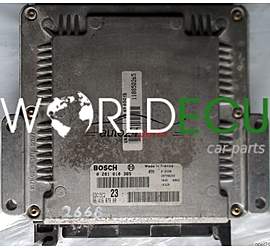 ECU ENGINE CONTROLLER CITROEN C5 2.0 HDI BOSCH 0281010365 9641607980 EDC15C2 23 28FM0260