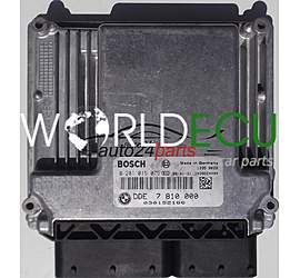 CENTRALINA MOTORE BMW E90 E91 320 2.0 D BOSCH 0281015075, 0 281 015 075, DDE 7 810 000, 7810000, DDE7810000, 1039S24484