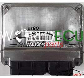 CENTRALINA MOTORE VW VOLKSWAGEN PASSAT 2.0 AZM SIEMENS 5WP40109 04, 06B 906 033 AA, 06B906033AA