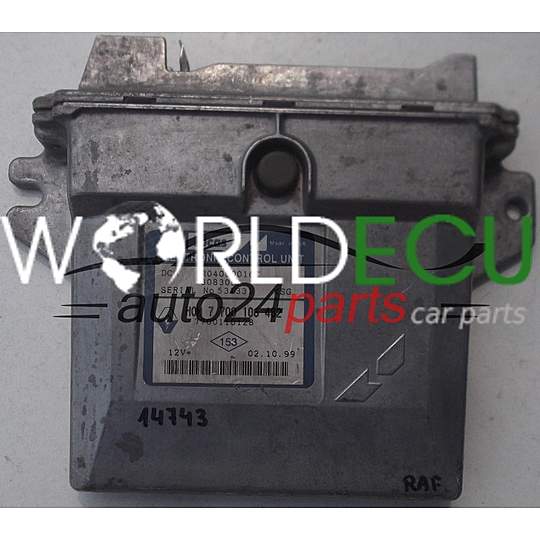 ECU CENTRALITA DE MOTOR RENAULT TRAFIC LUCAS R04080016 C, R04080016C, 7 700 106 482, 7700106482, 7700110128
