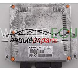 Centralina motore CITROEN PEUGEOT 2.0 HDI BOSCH 0 281 011 032, 0281011032, 96 467 191 80, 9646719180, EDC15C2 - PLUG&PLAY