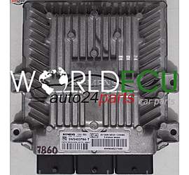 CENTRALINA MOTORE CITROEN C6, PEUGEOT 407/607 2.7 HDI, 5WS40379A-T, 5WS40379AT, SW9658198080, HW9648237680 - 7860, 7877 (1)