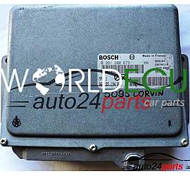 CALCULATEUR MOTEUR PEUGEOT 405 1.8 BOSCH 0261200673, 0 261 200 673, 9619719480, 96 197 194 80