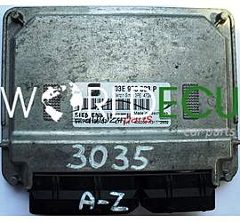 CENTRALINA MOTORE SEAT IBIZA CORDOBA 1.2 AZQ 03E 906 033 P, 03E906033P, SIEMENS 5WP40196, BENZIN SIMOS 3PE 4729