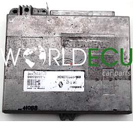 CALCULATEUR MOTEUR RENAULT CLIO 1.2, SIEMENS S101729102 E, S101729102E, HOM7700854160, 7700860916