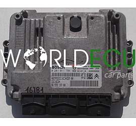 CENTRALINA MOTORE PEUGEOT 206 1.4 BOSCH 0 281 011 784, 0281011784, 96 559 197 80, 9655919780, 9654490280, 1039S06089, EDC16C34