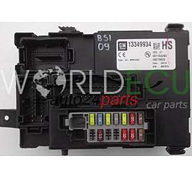 SCATOLA-DEI-FUSIBILI-RELÈ-FUSIBILE-SCATOLA-BSI BSI OPEL CORSA D 13349934 HS, 401154265, 28270822