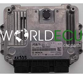 ECU ENGINE CONTROLLER  FORD FOCUS 1.6 TDCI BOSCH 0 281 017 771, 0281017771, 9M51-12A650-BH, 9M5112A650BH