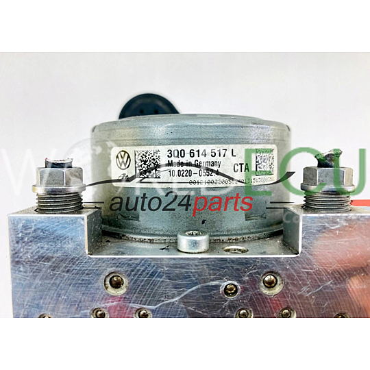 BOMBA HIDRAULICA Y CENTRALITA ABS VOLKSWAGEN SKODA 3Q0614517L, 10.0220-0552.4, 10022005524, 3Q0907379L